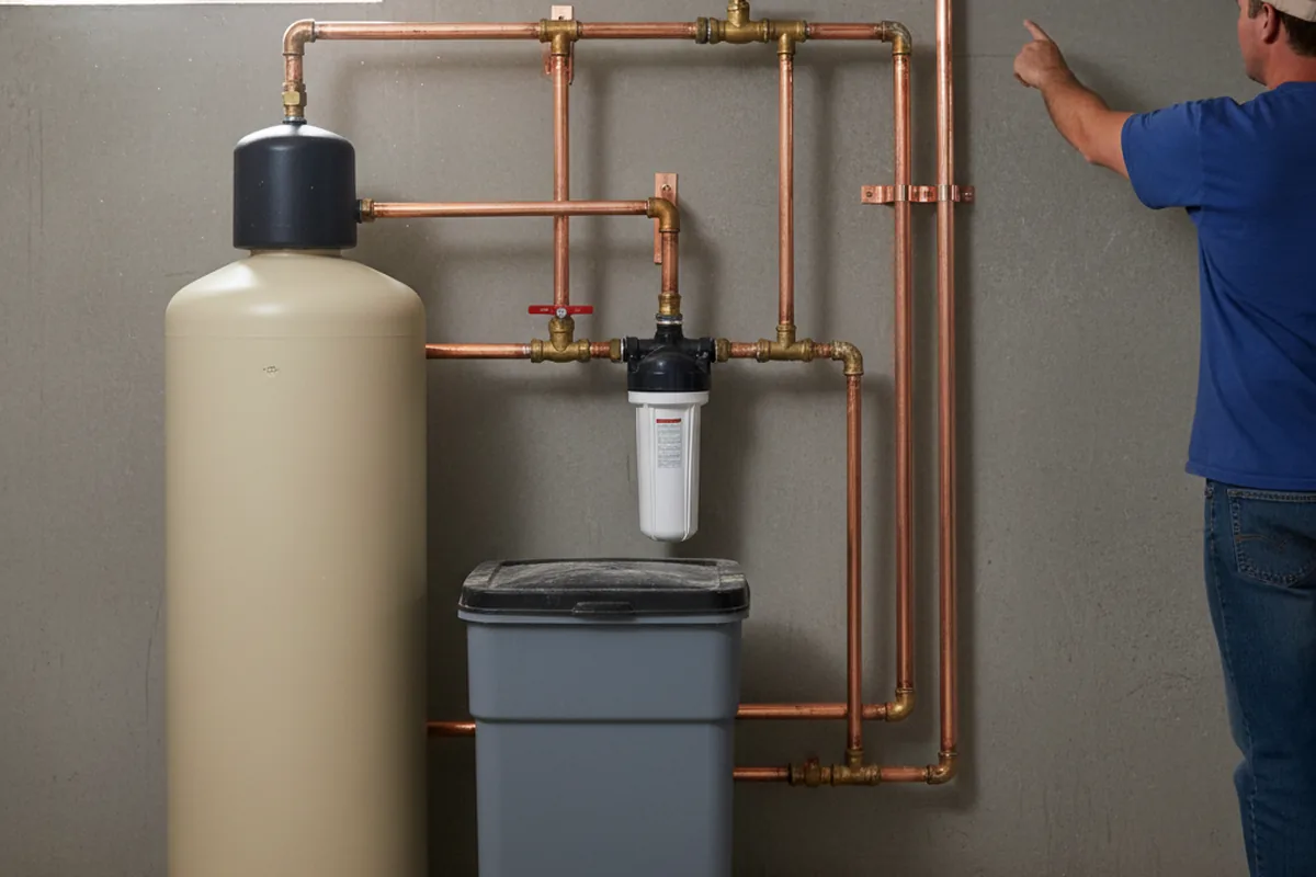 Whole-house water treatment system installed in Saint Louis